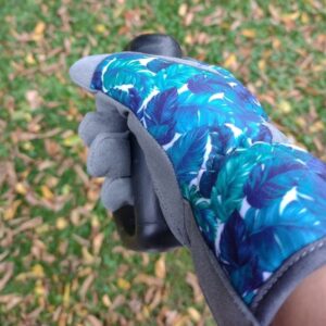 Rękawice do ogrodu mocne ze skóry syntetycznej