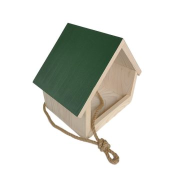 Karmnik dla ptaków drewniany Szykowny Ogród sznurek