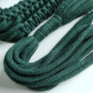 Kwietnik wiszący makrama sznurek zielony