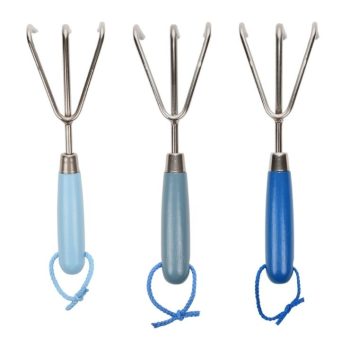 Pazurki ogrodnicze ze stali nierdzewnej NIEBIESKIE