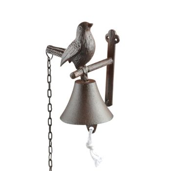 Dzwonek żeliwny do drzwi PTASZEK