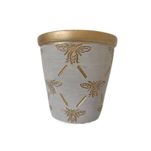 Osłonka na doniczkę pszczoły złote