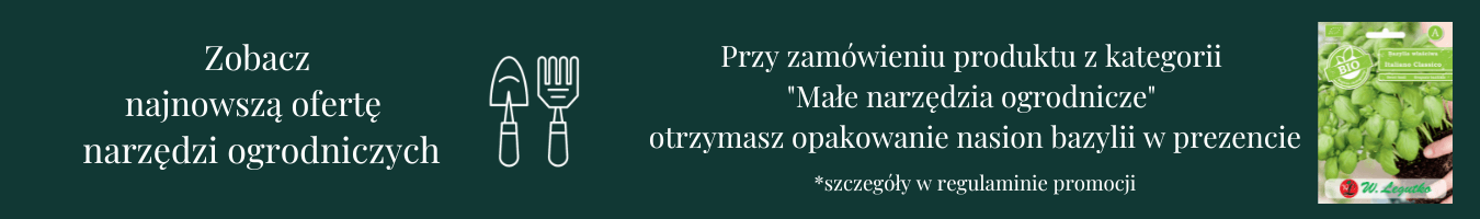 Promocja nasiona bazylii za narzedzia 1