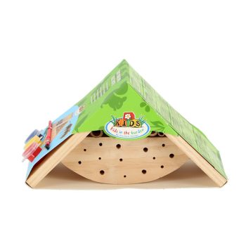 Domek dla owadów z farbkami do pomalowania dla dzieci