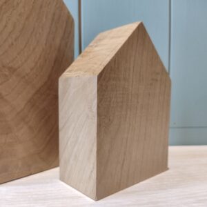 Drewniane domki dekoracyjne zestaw