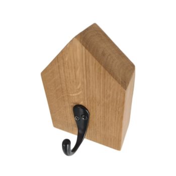 Wieszak na klucze domek drewniany pojedynczy