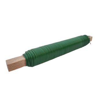 Drut florystyczny na kołku zielony 0,7mm