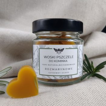 Woski pszczele do kominka rozmaryn