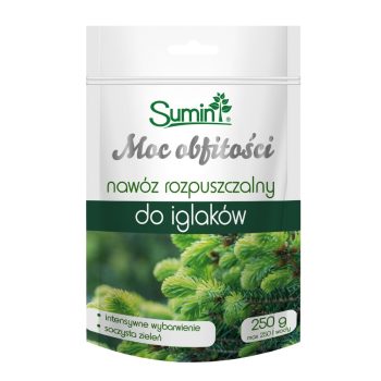 Moc obfitości do iglaków nawóz rozpuszczalny Sumin 250g