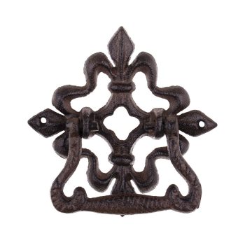 Ozdobna kołatka na drzwi żeliwna