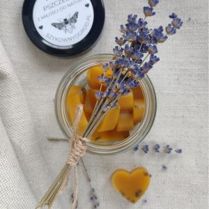 Pszczele woski do kominka z olejkiem eterycznym zapach lawendy