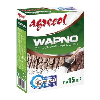 Gotowe wapno do bielenia drzew i odkwaszania gleby Agrecol 1,2 kg